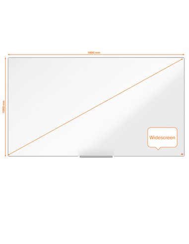 Lavagna bianca magnetica 106x188cm Impression Pro Widescreen 85'' Nobo 1915257