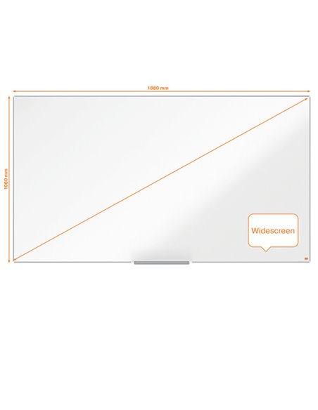 Lavagna bianca magnetica 106x188cm Impression Pro Widescreen 85'' Nobo 1915257