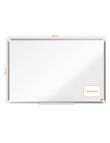 Lavagna bianca magnetica 60x90cm Premium Plus Nobo 1915155 NOBO LAVAGNE MAGNETICHE