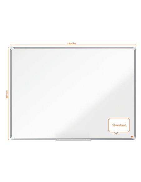 Lavagna bianca magnetica 90x120cm Premium Plus Nobo 1915156 NOBO LAVAGNE MAGNETICHE