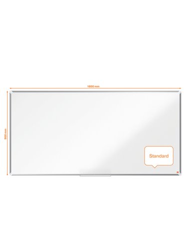 Lavagna bianca magnetica 90x180cm Premium Plus Nobo 1915160 NOBO LAVAGNE MAGNETICHE