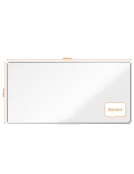 Lavagna bianca magnetica 100x200cm Premium Plus Nobo 1915162 NOBO LAVAGNE MAGNETICHE