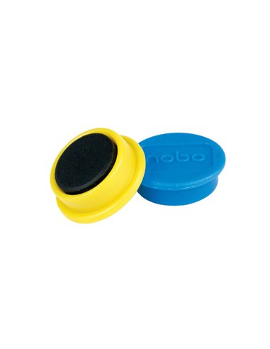 10 Magneti Ø24mm colori assortiti Nobo 1915297 NOBO MAGNETI E SPILLI CARTOGRAFICI