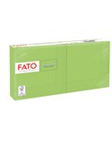 100 tovaglioli carta 24x24cm 2 Veli Verde mela Fato 82233003