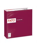 50 tovaglioli carta 33x33cm 2 Veli Bordeaux Fato 82621800