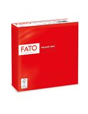 50 tovaglioli carta 33x33cm 2 Veli Rosso Fato 82621700