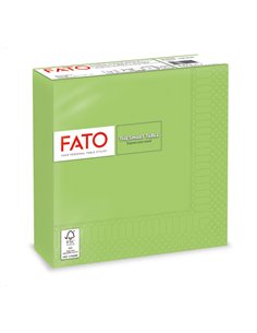 50 tovaglioli carta 33x33cm 2 Veli Verde mela Fato 82623200 FATO TISSUE HO.RE.CA-TOVAGLIE-RUNNER