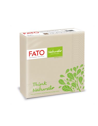 50 tovaglioli carta 33x33cm 2 veli Linea Natural Style Fato 82595000