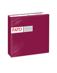 50 tovaglioli carta 40x40cm color bordeaux Linea Airlaid Fato 88400401