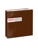 50 tovaglioli carta 40x40cm color cacao Linea Airlaid Fato 88404901