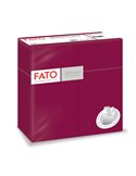 50 Quick Pocket 40x40cm color bordeaux Linea Airlaid Fato 88480201