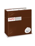 50 Quick Pocket 40x40cm color cacao Linea Airlaid Fato 88480301