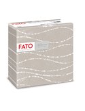 50 tovaglioli carta 40x40cm color perla/tortora Linea Airlaid Fato 88446600