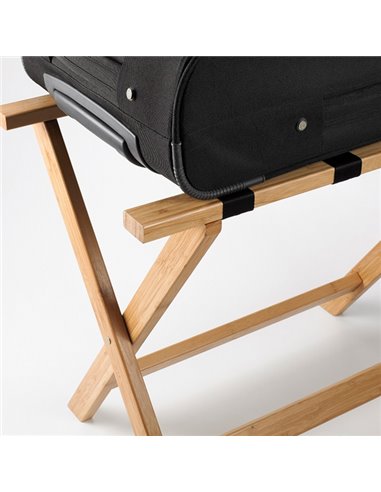 Reggivaligia in bamboo 65x36x51cm Leone W5104 LEONE APPENDIABITI