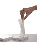 Scatola 25 sacchetti igienici 11x28cm bianchi in HDPE J3D001S