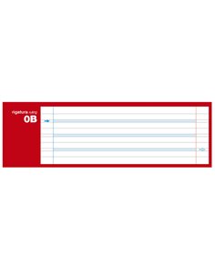 Ricambi Didattici forati f.to A4 40 fogli carta 100gr rigo di 3a (0B) Blasetti 7432 2