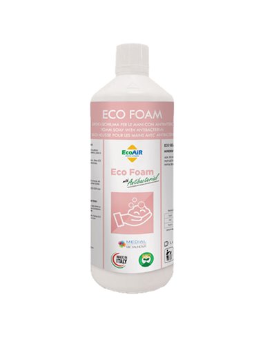 Sapone igienizzante mousse EcoFoam 1Lt per dispenser a schiuma 85000223 Medial SAPONI E PASTE LAVAMANI
