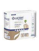 Pacco 2 rotoli Asciugatutto 200 strappi EcoNatural 2.3 Lucart Plastic Free 821639J