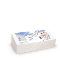 60 Panni Beauty piegati 36x72cm per estetisti e parrucchieri Airtech Lucart 853007