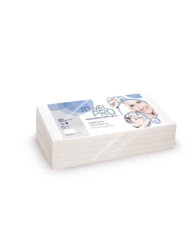 60 Panni Beauty piegati 36x72cm per estetisti e parrucchieri Airtech Lucart 853007