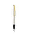 Penna stilografica Aldo Domani punta M fusto silver Monteverde J059673