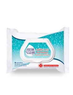 Busta da 20 Salviette disinfettanti milleusi ad azione antibatterica FreshClean 06-0242 Fresh&Clean SALVIETTE, FAZZOLETTI E L...