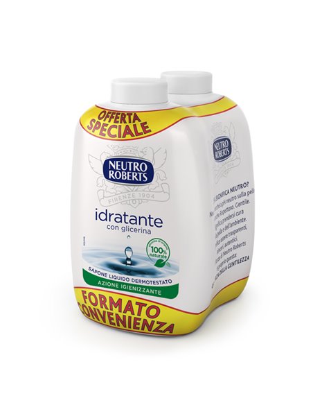 Ricarica bis 400ml sapone liquido Extra Idratante NEUTRO ROBERTS R908471