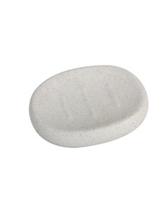 Portasapone bianco linea Stone P1597084