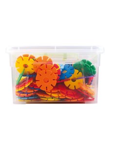 Bauletto 420pz fiorincastri in plastica colori assortiti Cwr 12344 CWR REGOLI-GIOCHI DIDATTICI 2