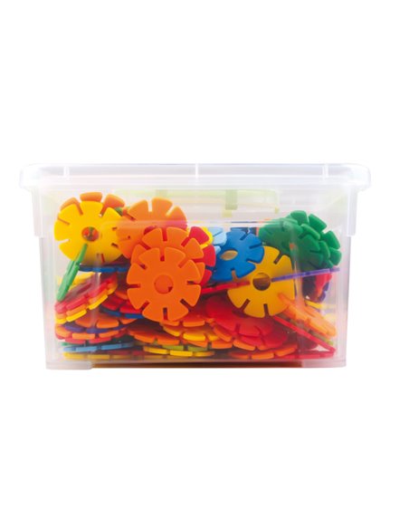 Bauletto 420pz fiorincastri in plastica colori assortiti Cwr 12344 CWR REGOLI-GIOCHI DIDATTICI