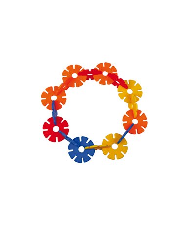 Bauletto 420pz fiorincastri in plastica colori assortiti Cwr 12344 CWR REGOLI-GIOCHI DIDATTICI