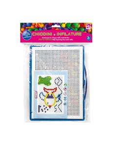 Set chiodini e infilature in plastica colori assortiti Cwr 12352 CWR REGOLI-GIOCHI DIDATTICI
