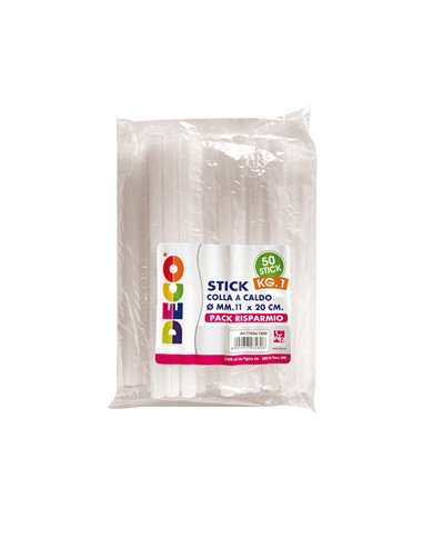 1 kg colla stick 20cm x diam. 11mm DECO T705A/1000