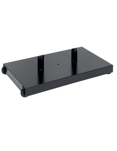 Base per ESPOSITORE A LED 8xA4 PER ESTERNI Securit MCS-BA-BL2 SECURIT PORTADEPLIANT DA TERRA