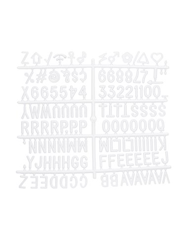 Kit lettere aggiuntive per bacheche in feltro Securit WLB-SET-LA