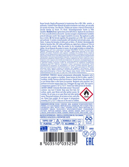 Spray deodorante Freschezza talcata Breeze 150ml 138870