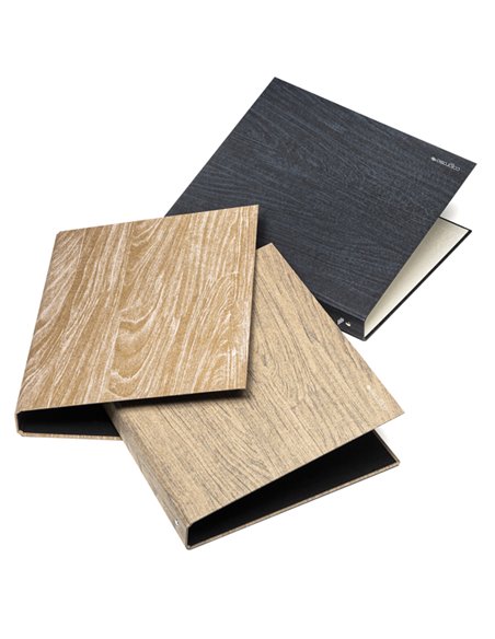 Raccoglitore Colorosa Wood 4R ø30mm f.to utile 245x307mm col. ass. Ri.Plast 36W04 Colorosa RACCOGLITORI AD ANELLI