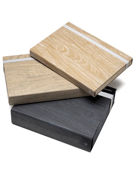 Cartella portaprogetto Colorosa Wood dim. 24,5x35cm dorso 3cm col. ass. Ri.Plast 36WPG03.1