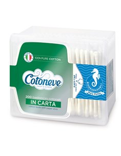 Cofanetto da 200 bastoncini con cotone Cotoneve 1605CV COTONEVE PERSONAL CARE