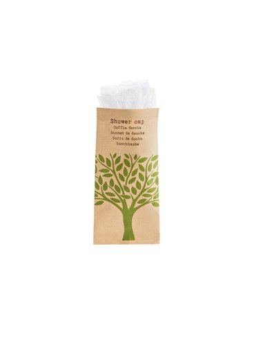 Confezione da 50 cuffie doccia imbustate Linea Cortesia Natura W3332 LEONE PERSONAL CARE