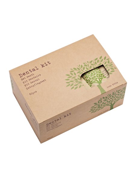 Confezione da 50 Set denti Linea Cortesia Natura W3334 LEONE PERSONAL CARE