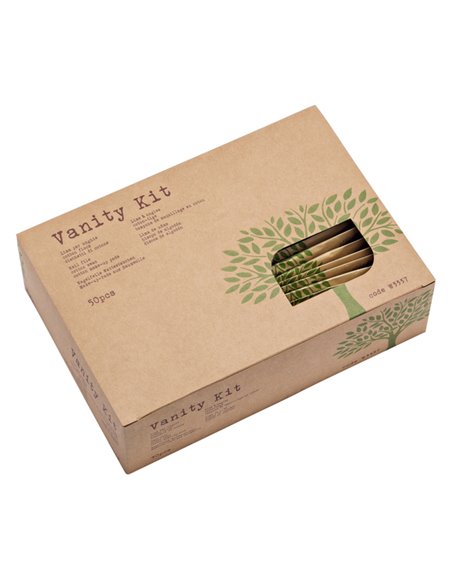 Confezione da 50 Vanity Kit Linea Cortesia Natura W3337