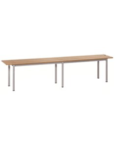 Panca in legno a 6 POSTI L200cm PF/LE/M/2000 Fasma SEDUTE ATTESA