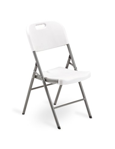 Sedia pieghevole in HDPE bianco Horeca S1714186 Garden Friend TAVOLI E SEDUTE DA ESTERNI