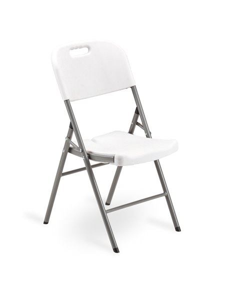Sedia pieghevole in HDPE bianco Horeca S1714186 Garden Friend TAVOLI E SEDUTE DA ESTERNI