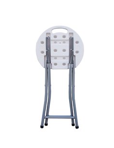 Sgabello pieghevole in HDPE bianco Horeca S1714187 Garden Friend TAVOLI E SEDUTE DA ESTERNI 2