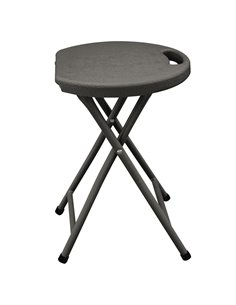 Sgabello pieghevole in HDPE noce Horeca S1714197 Garden Friend TAVOLI E SEDUTE DA ESTERNI