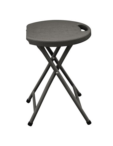 Sgabello pieghevole in HDPE noce Horeca S1714197 Garden Friend TAVOLI E SEDUTE DA ESTERNI