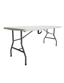 Tavolo pieghevole L183cm in HDPE bianco Horeca T1714183