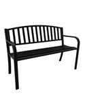 Panca da giardino Hollywood L120cm in acciaio verniciato P1362223